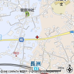 長洲電機工業所周辺の地図