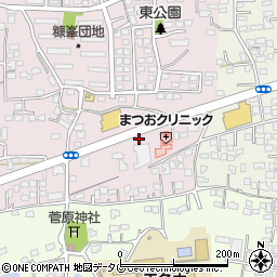 熊本県玉名市山田2014-1周辺の地図