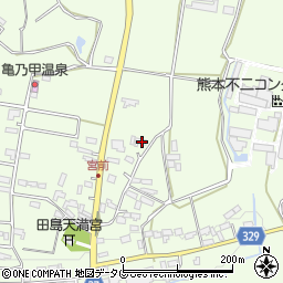 熊本県菊池市泗水町田島1964周辺の地図