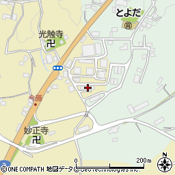 熊本県熊本市北区植木町今藤152周辺の地図