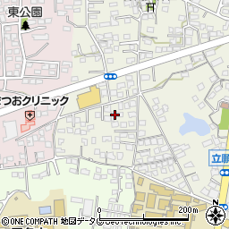 熊本県玉名市立願寺273周辺の地図