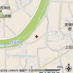 熊本県菊池市泗水町住吉周辺の地図