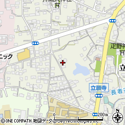 熊本県玉名市立願寺278-4周辺の地図