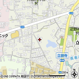 熊本県玉名市立願寺278周辺の地図