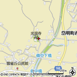 熊本県玉名市岱明町西照寺311周辺の地図