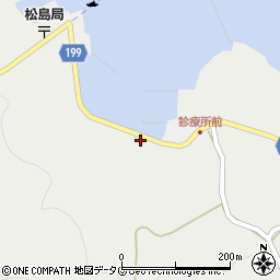 長崎県西海市大瀬戸町松島内郷387周辺の地図