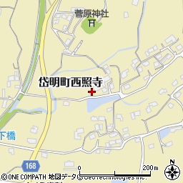 熊本県玉名市岱明町西照寺756周辺の地図