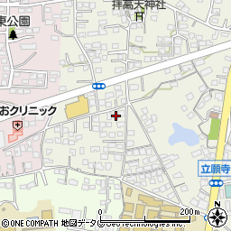 熊本県玉名市立願寺275周辺の地図