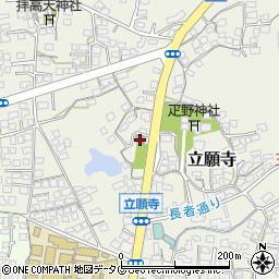 熊本県玉名市立願寺393周辺の地図