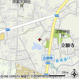 熊本県玉名市立願寺360周辺の地図