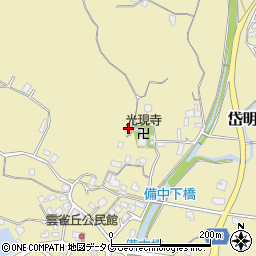 熊本県玉名市岱明町西照寺318周辺の地図