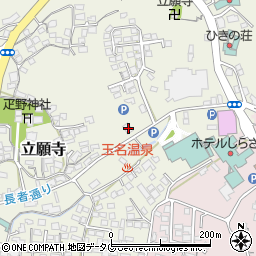 熊本県玉名市立願寺523-4周辺の地図