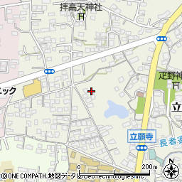 熊本県玉名市立願寺279周辺の地図