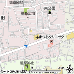 熊本県玉名市山田2006周辺の地図