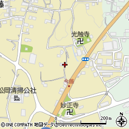 熊本県熊本市北区植木町今藤206周辺の地図
