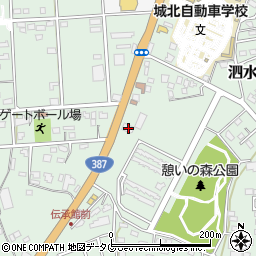 熊本県菊池市泗水町吉富3231周辺の地図