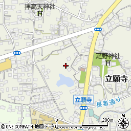 熊本県玉名市立願寺355周辺の地図