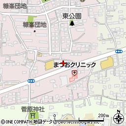 熊本県玉名市山田2014周辺の地図