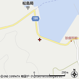松島地区公民館周辺の地図