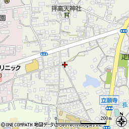 熊本県玉名市立願寺277-3周辺の地図