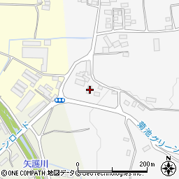 熊本県菊池市旭志新明14周辺の地図