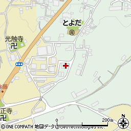 熊本県熊本市北区植木町豊田553周辺の地図