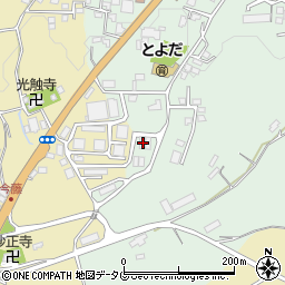 熊本県熊本市北区植木町豊田552周辺の地図