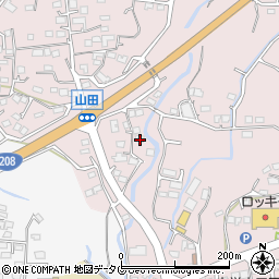 熊本県玉名市山田468周辺の地図