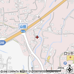 熊本県玉名市山田468周辺の地図