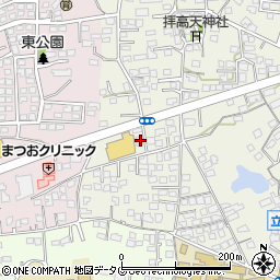 熊本県玉名市立願寺872周辺の地図