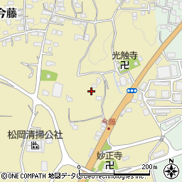 熊本県熊本市北区植木町今藤195周辺の地図