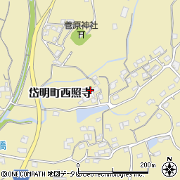 熊本県玉名市岱明町西照寺761周辺の地図