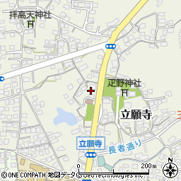 熊本県玉名市立願寺384周辺の地図