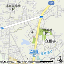 熊本県玉名市立願寺379周辺の地図