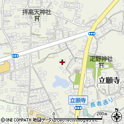熊本県玉名市立願寺351周辺の地図