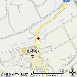 熊本県熊本市北区植木町清水1067周辺の地図