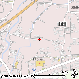 熊本県玉名市山田2126周辺の地図