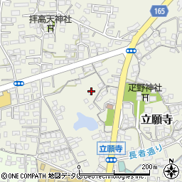 熊本県玉名市立願寺350周辺の地図