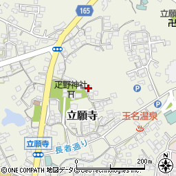 熊本県玉名市立願寺468周辺の地図