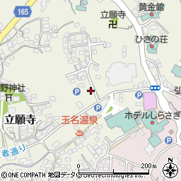 熊本県玉名市立願寺528周辺の地図