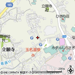 熊本県玉名市立願寺528周辺の地図