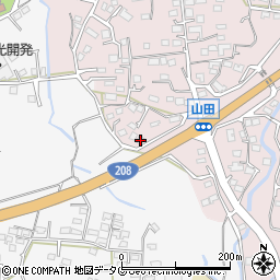 熊本県玉名市山田513周辺の地図
