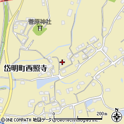 熊本県玉名市岱明町西照寺169周辺の地図