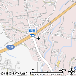 熊本県玉名市山田451周辺の地図