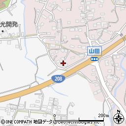 熊本県玉名市山田512周辺の地図