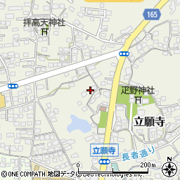 熊本県玉名市立願寺348周辺の地図