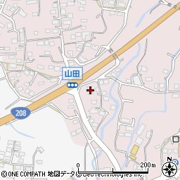 熊本県玉名市山田443周辺の地図