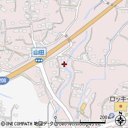 熊本県玉名市山田448周辺の地図