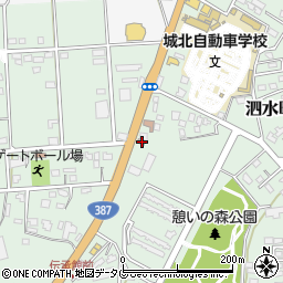 熊本県菊池市泗水町吉富3223周辺の地図