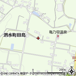 熊本県菊池市泗水町田島1700周辺の地図
